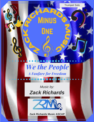 Book cover for We the People for Solo Trumpet