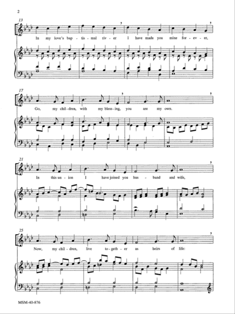 Go, My Children, with My Blessing (High Voice) High Voice scores gallery preview page 2