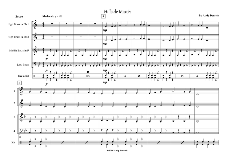 Variety Bandbox - tunes for beginner brass band Brass Band scores gallery preview page 3