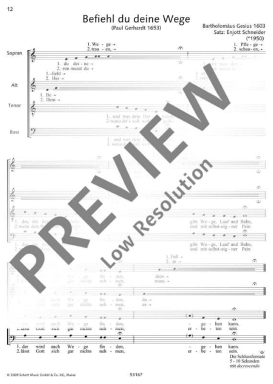 Ansbacher Chorbuch 4-Part scores gallery preview page 13