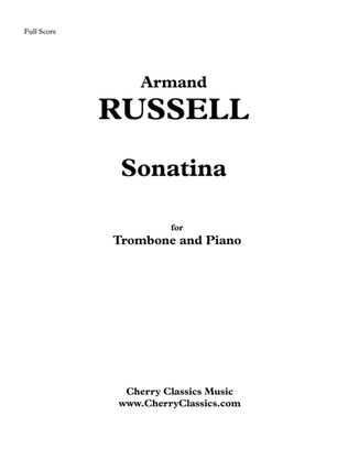 Book cover for Sonatina for Trombone and Piano