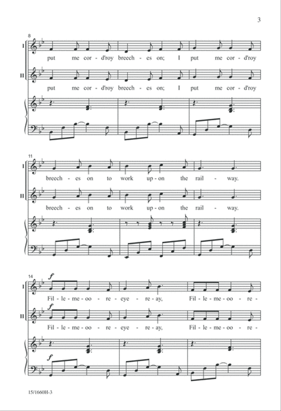 On the Railroad 2-Part scores gallery preview page 3