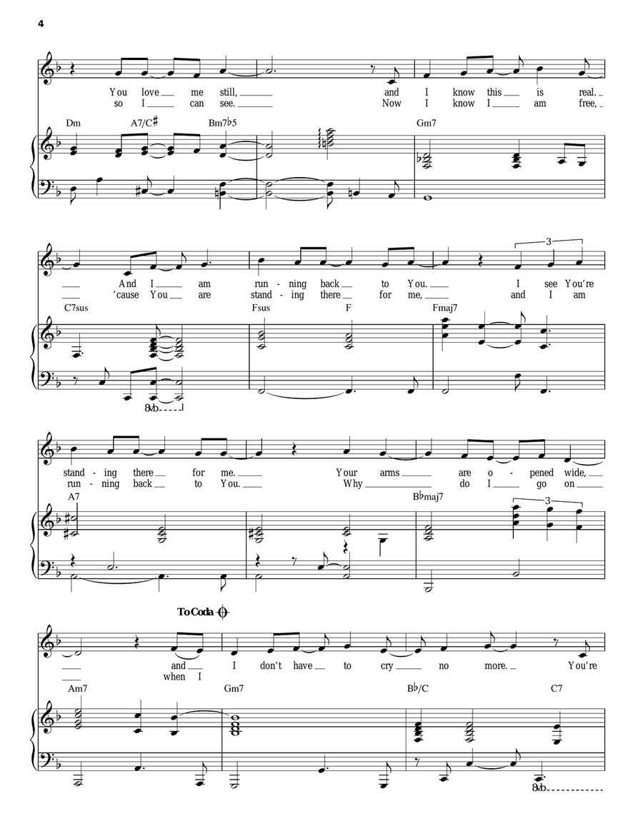 Running Back To You Acoustic Guitar scores gallery preview page 4