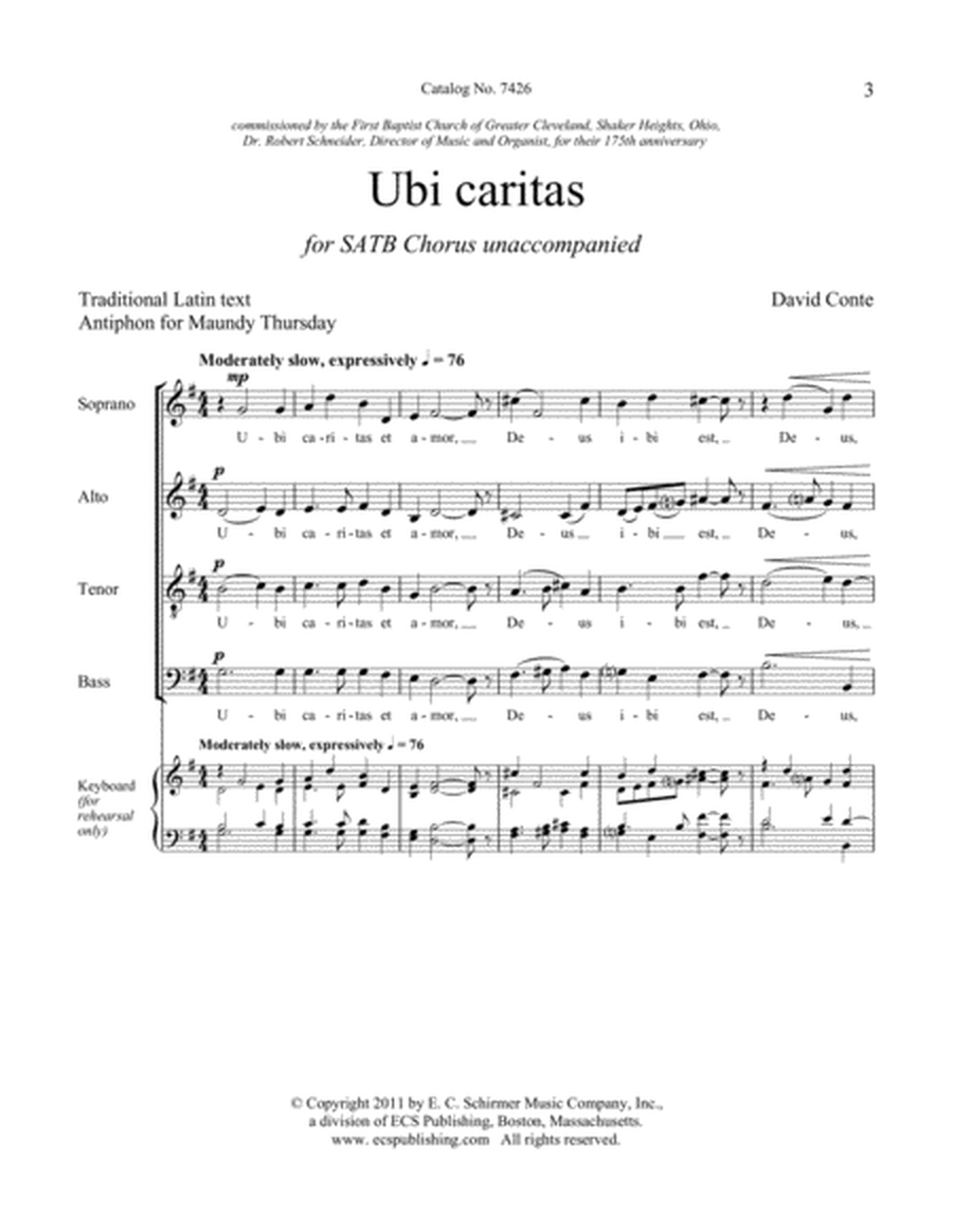 Ubi Caritas (Downloadable)