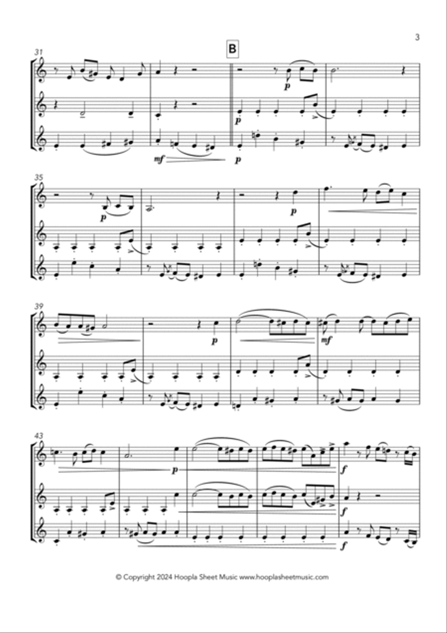 La Cumparsita String Trio scores gallery preview page 3
