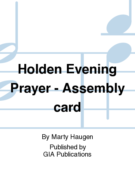 Holden Evening Prayer - Assembly Card