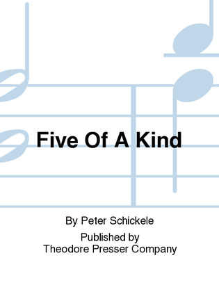 Book cover for Five Of A Kind