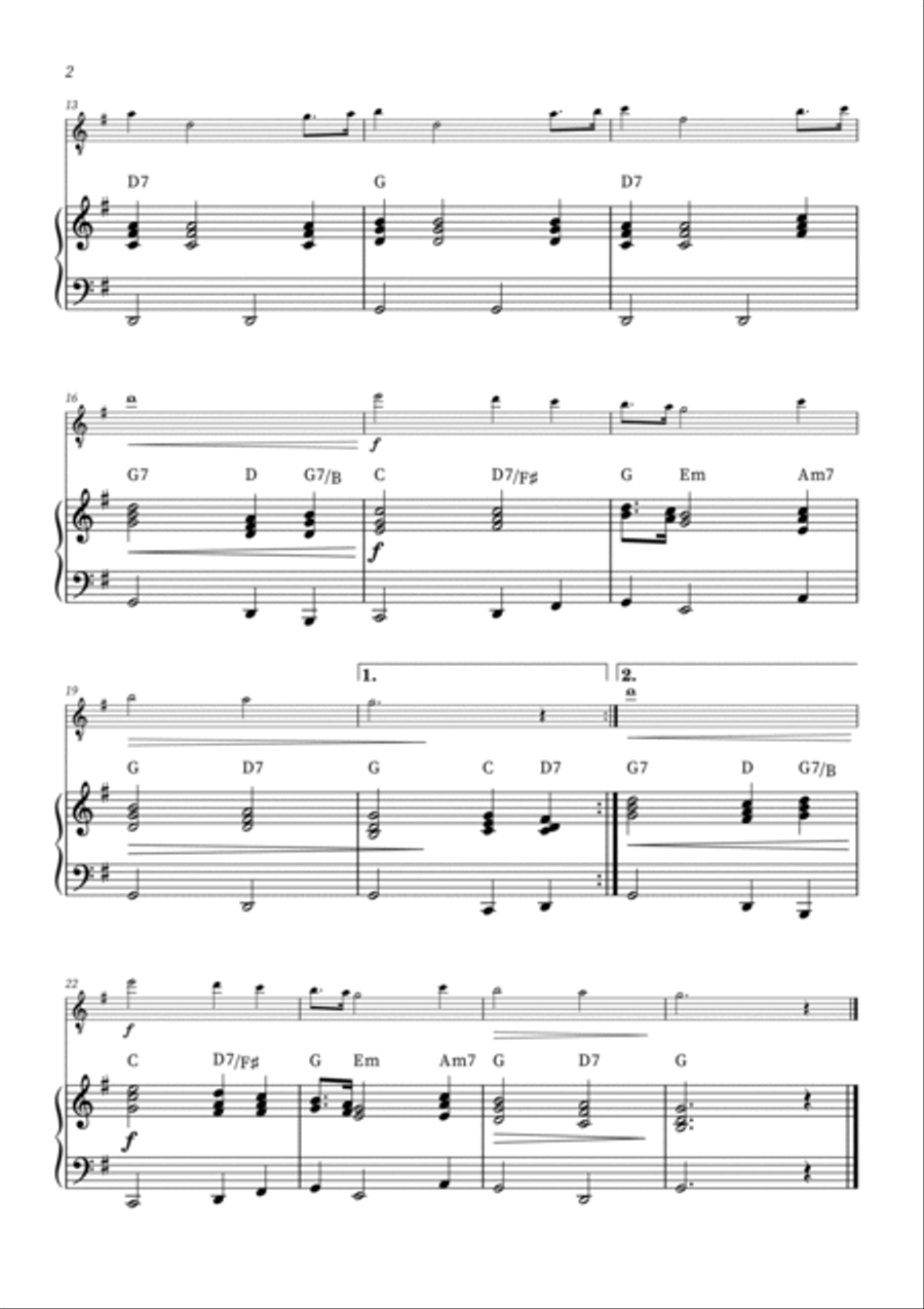 God Bless America ® Guitar Solo scores gallery preview page 2