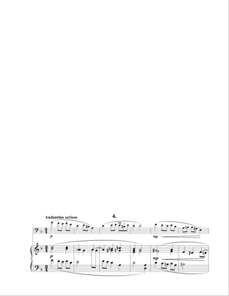 Album Leaves, Opus 28 for Euphonium and Piano Euphonium scores gallery preview page 5
