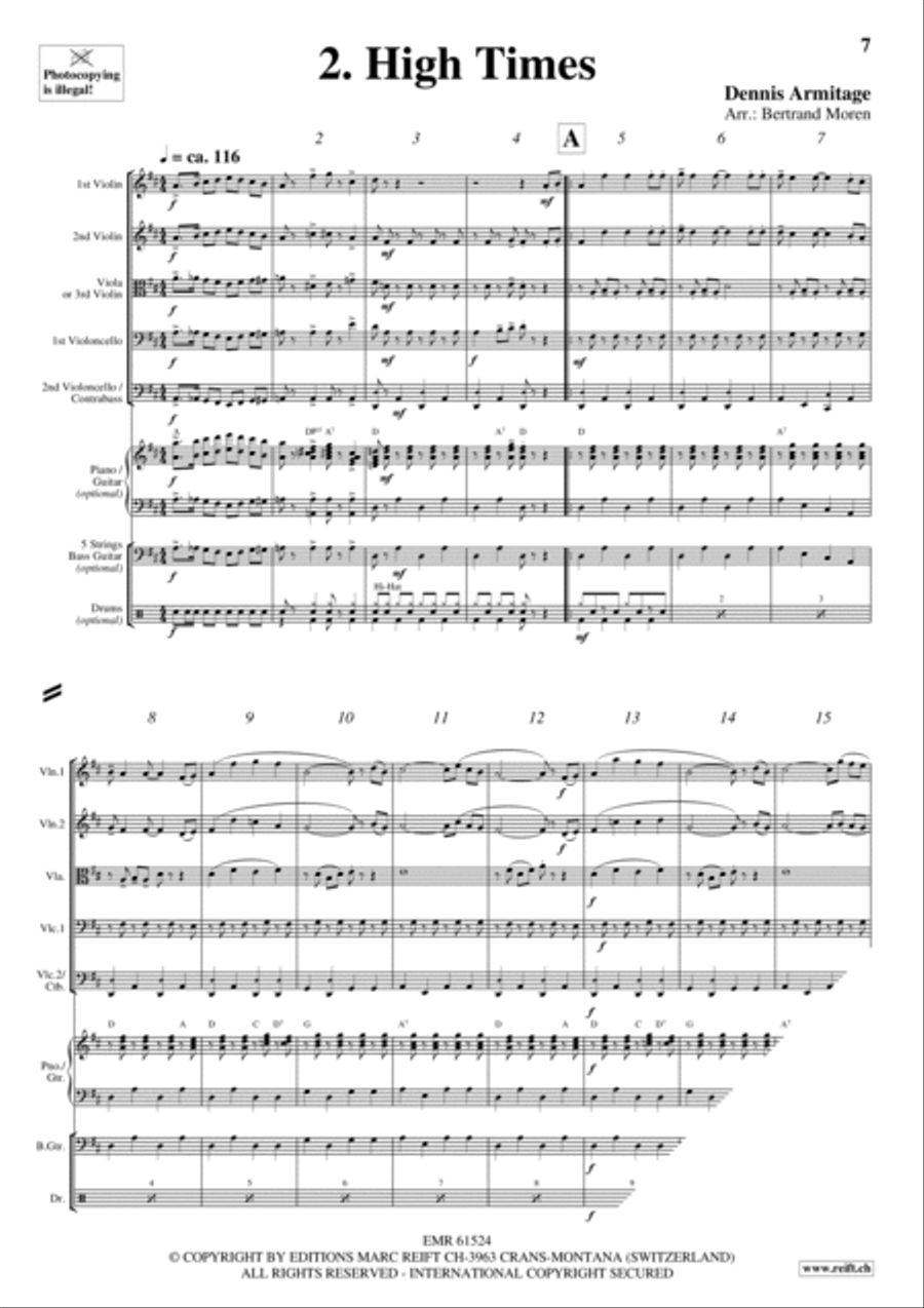 Beer Party String Quintet scores gallery preview page 4