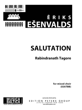 Book cover for Salutation for Mixed Choir (SSAATTBB)