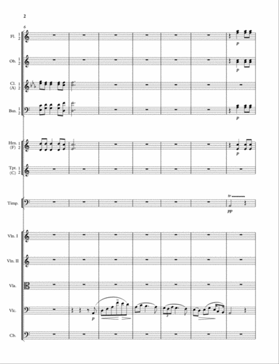 Serenade in A minor (1898) Chamber Orchestra scores gallery preview page 3