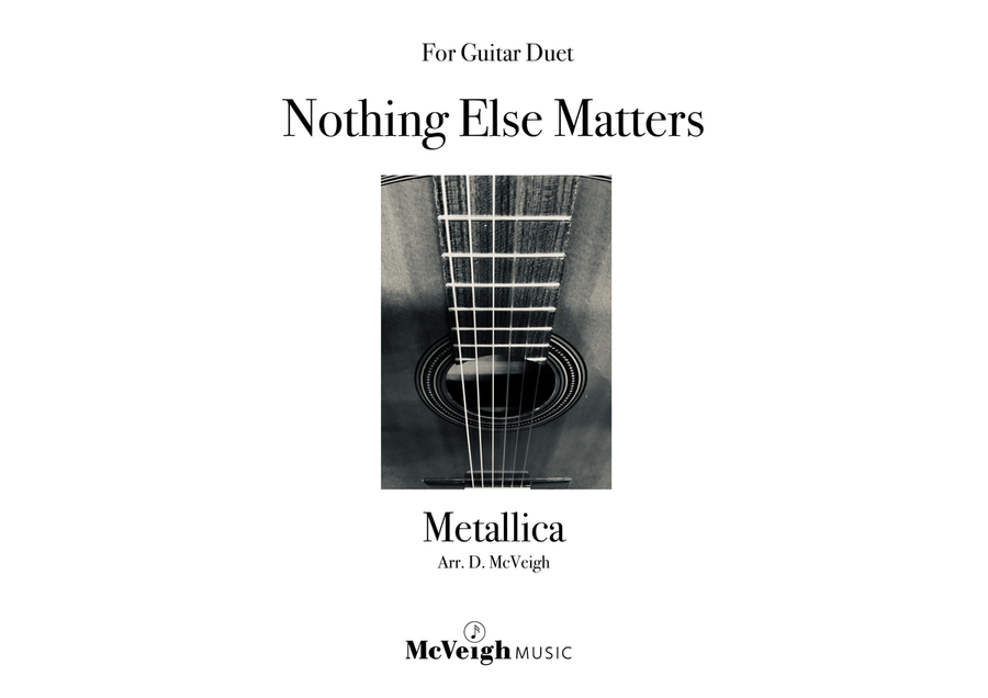 Nothing Else Matters Electric Guitar scores gallery preview page 1