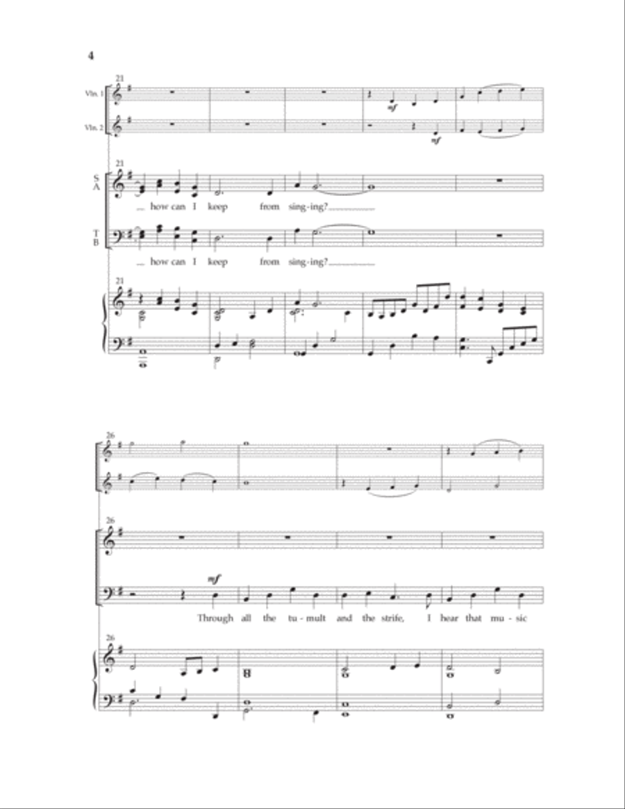 Endless Song Endless Song 4-Part scores gallery preview page 3