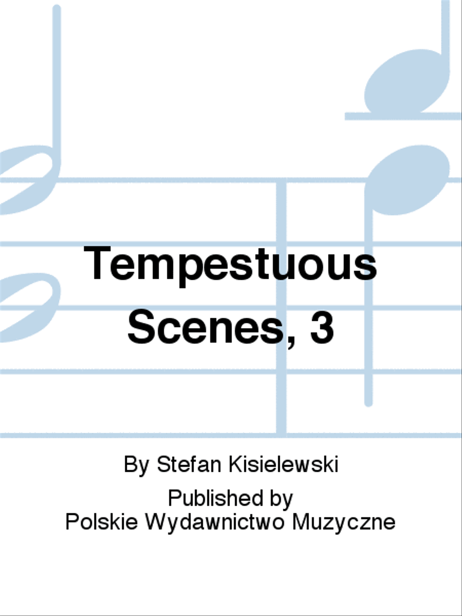 Tempestuous Scenes, 3 Piano Solo scores gallery preview page 1