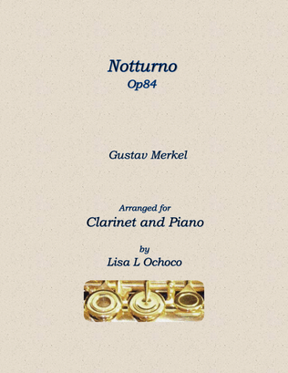 Notturno Op84 for Clarinet and Piano