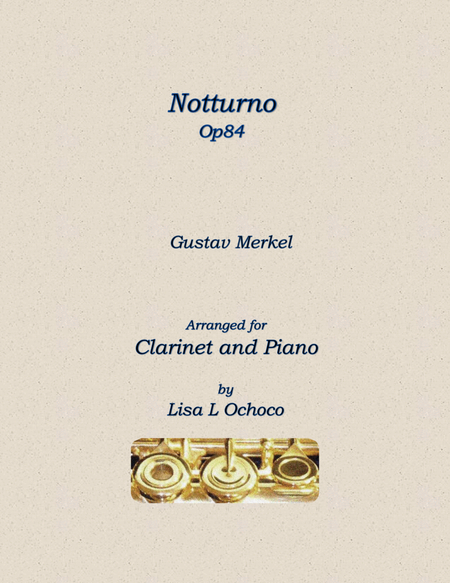 Notturno Op84 for Clarinet and Piano image number null