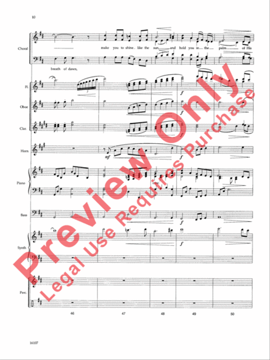 On Eagle's Wings On Eagle's Wings Choir scores gallery preview page 35