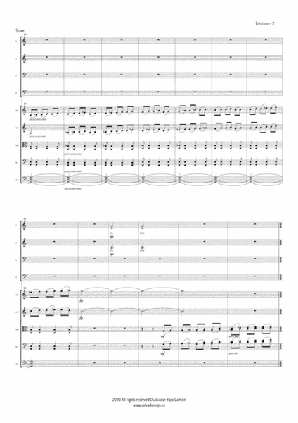 Time For Choir SATB & Strings image number null