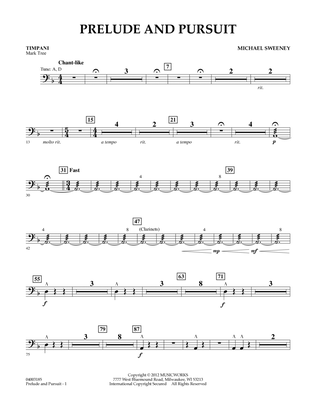 Prelude And Pursuit - Timpani