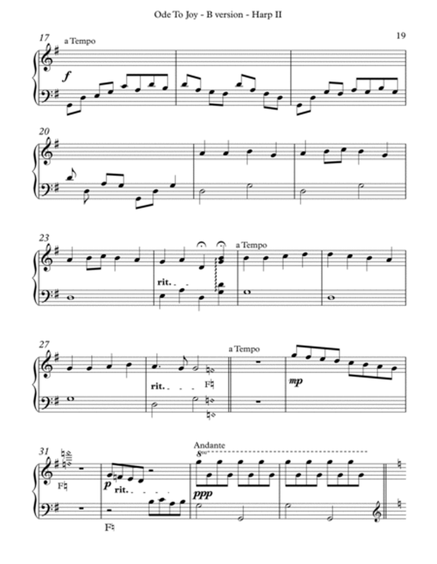 Ode to Joy, B Version Harp II image number null