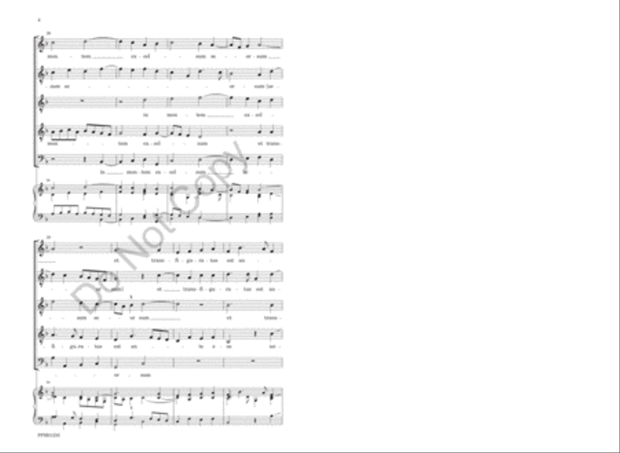 Et post dies sex assumpsit Jesus A Cappella scores gallery preview page 9