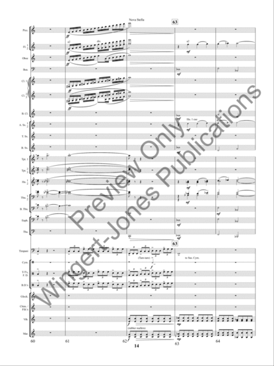 Nova Stella Concert Band scores gallery preview page 17