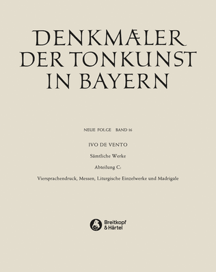 Denkmaler der Tonkunst in Bayern (Neue Folge)