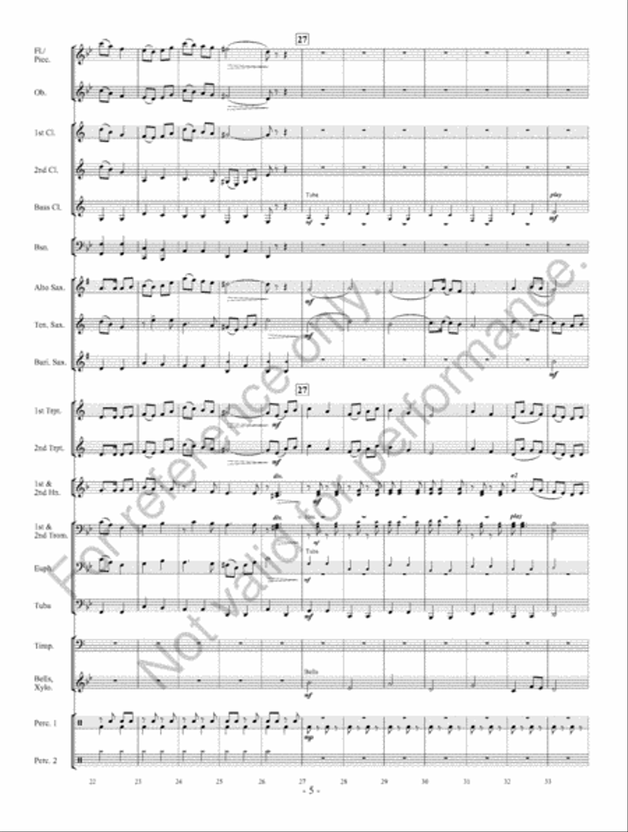 A Pirate's Tale A Pirate's Tale Concert Band scores gallery preview page 6