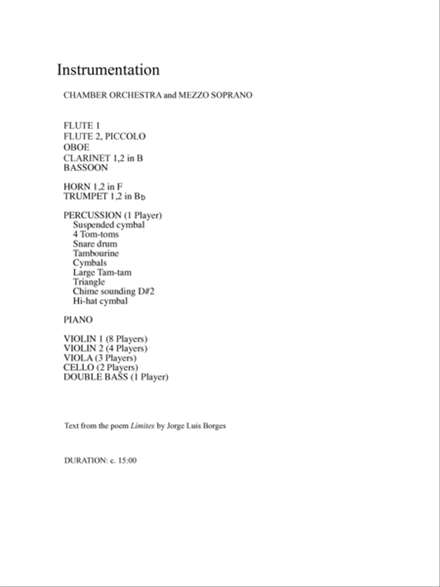Límites Chamber Orchestra scores gallery preview page 6