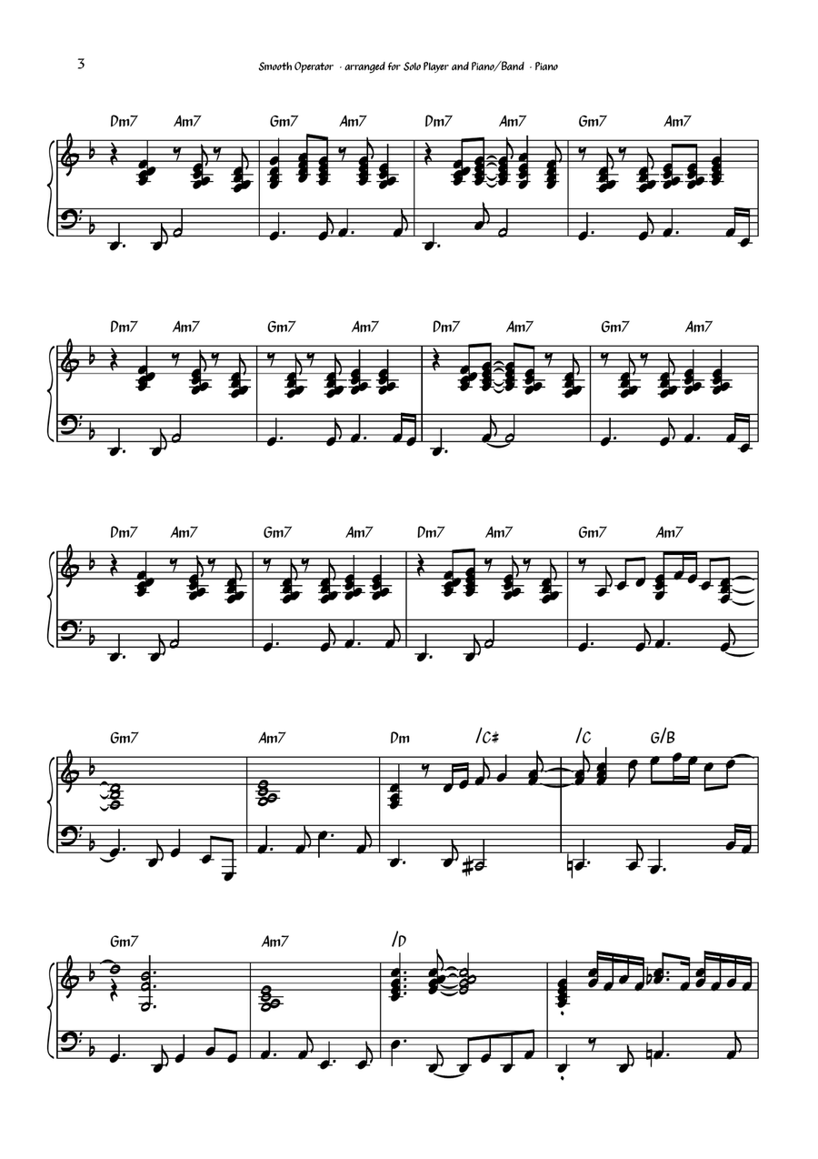 Smooth Operator Alto Saxophone scores gallery preview page 6