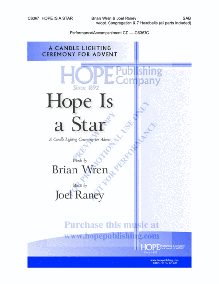 Hope Is a Star: A Candle Lighting Ceremony for Advent image number null