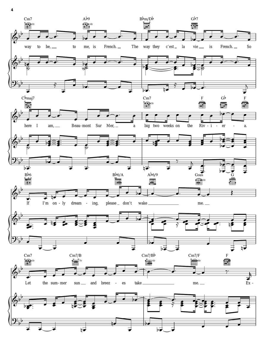 Here I Am Here I Am Piano, Vocal, Guitar scores gallery preview page 4