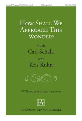 Book cover for How Shall We Approach This Wonder?