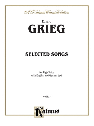 Book cover for Selected Songs for High Voice -- 36 Songs