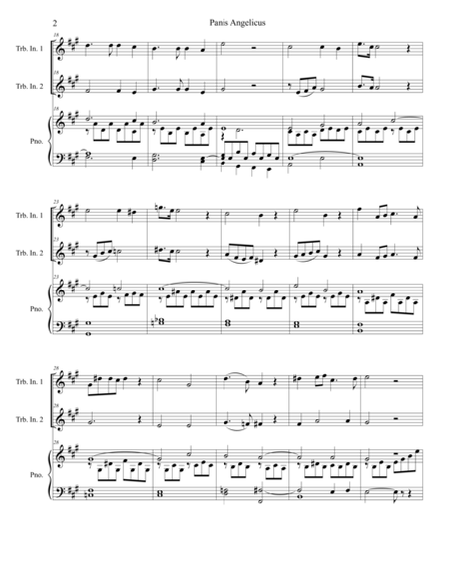 Panis Angelicus (for Two Treble Instruments and Piano) image number null