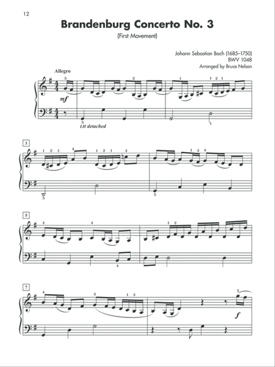 The Giant Book of Classical Piano Sheet Music Easy Piano scores gallery preview page 6