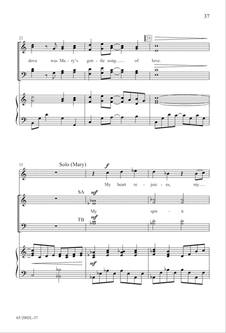 And This Shall Be a Sign And This Shall Be a Sign 4-Part scores gallery preview page 38