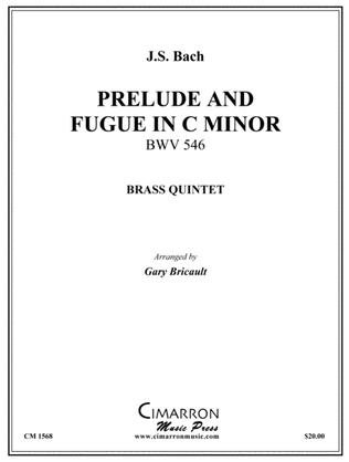 Book cover for Prelude and Fugue in c minor, BWV 546