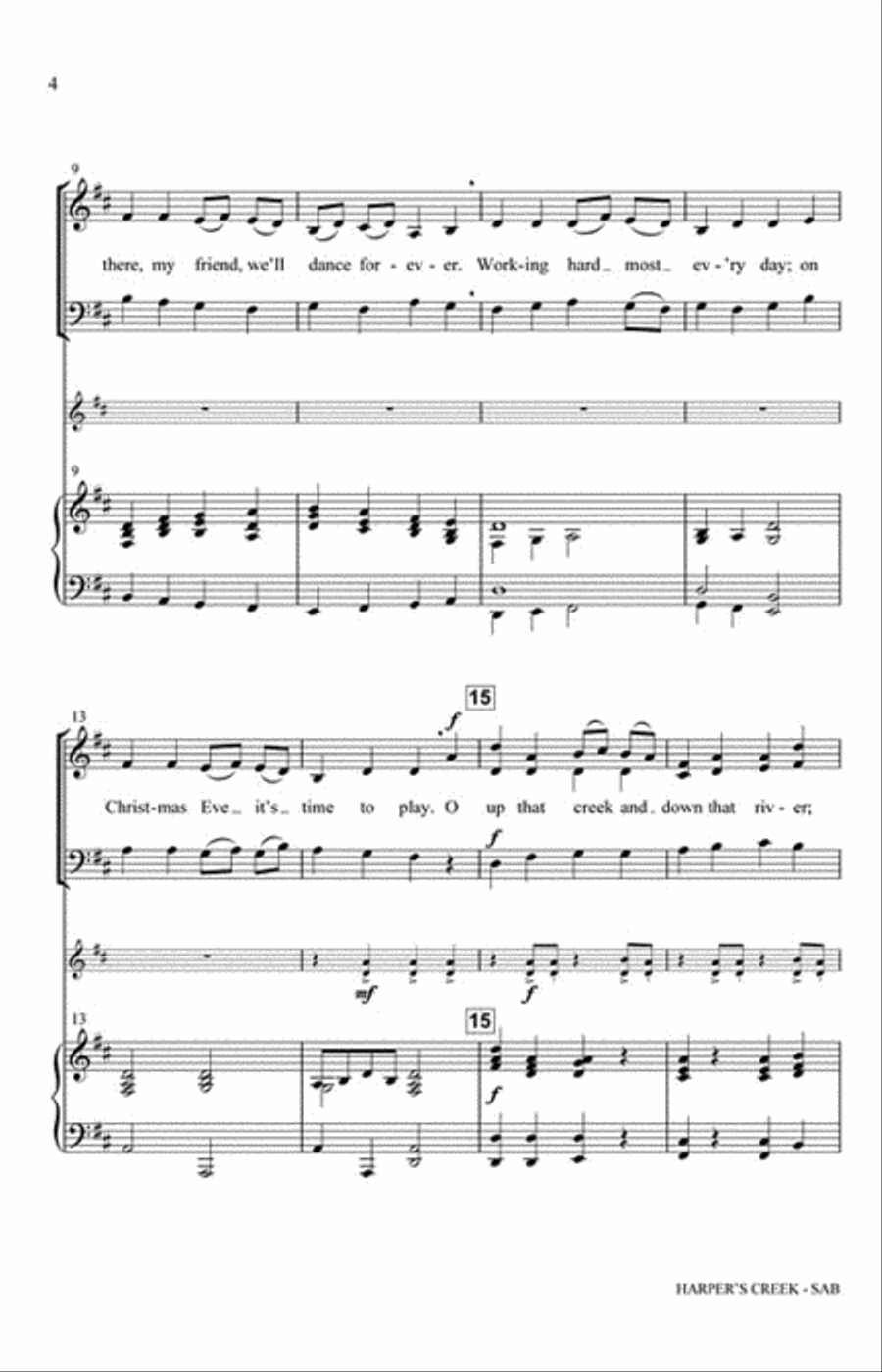 Harper's Creek Harper's Creek 3-Part scores gallery preview page 3