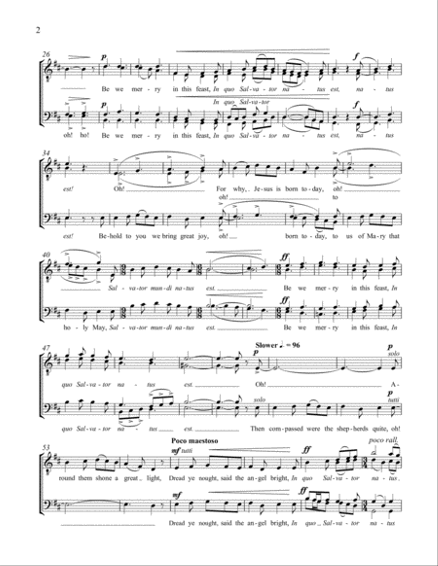 Be We Merry Be We Merry TTBB scores gallery preview page 3