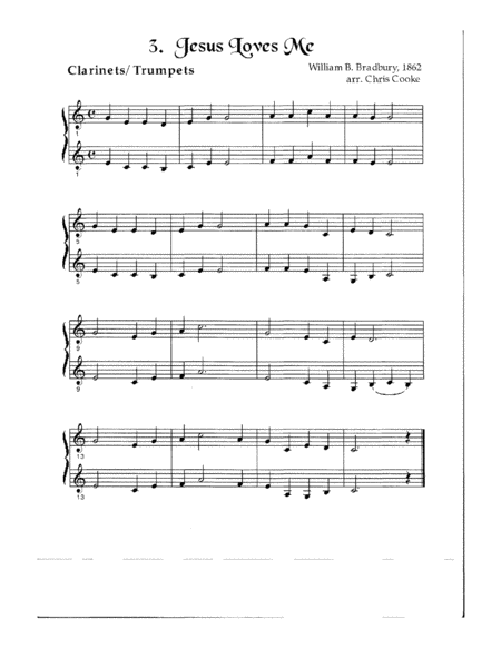 Hymns for Solo and Duet Instruments, Clarinet-Trumpet