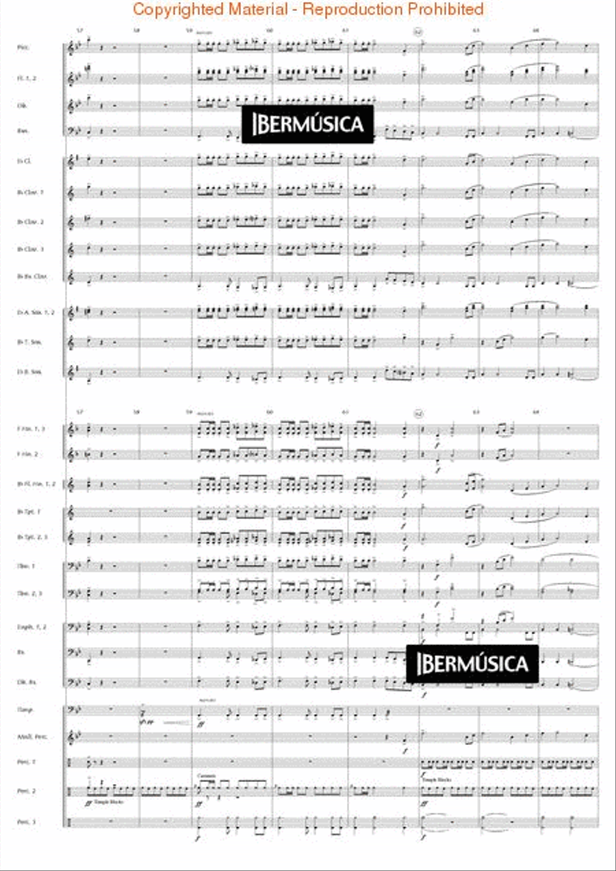 El Quijote Concert Band scores gallery preview page 8