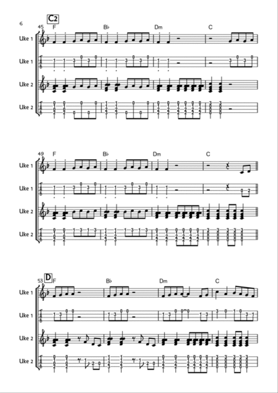 Shotgun Ukulele scores gallery preview page 6