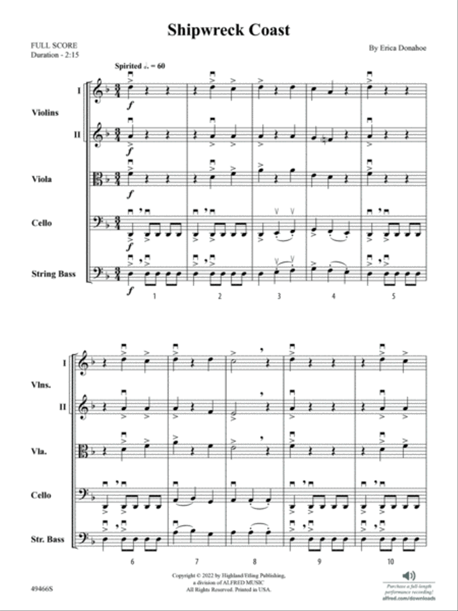 Shipwreck Coast String Orchestra scores gallery preview page 4