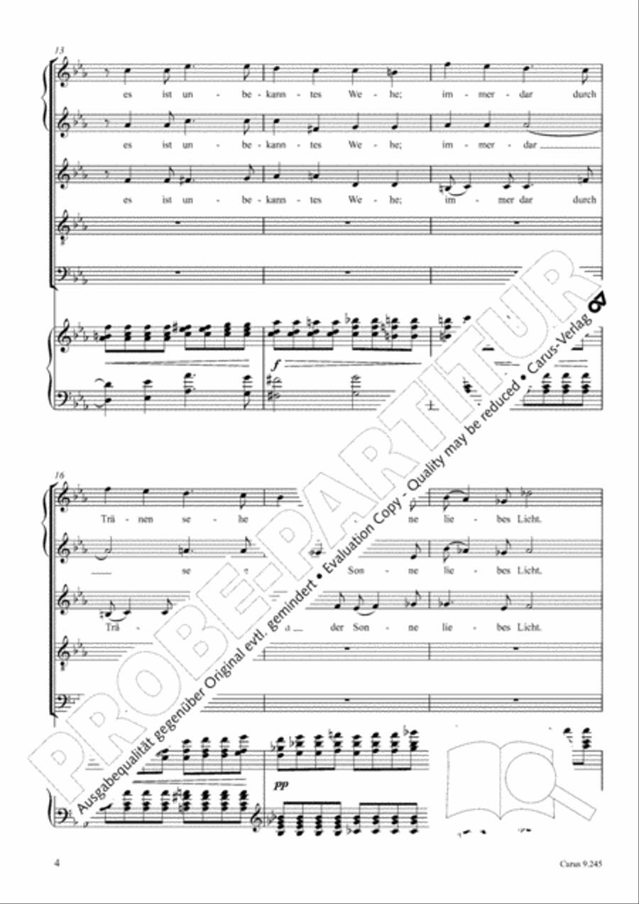Verborgenheit SSATB scores gallery preview page 5