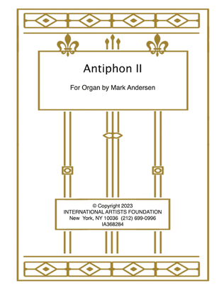 Antiphon No. II for organ by Mark Andersen