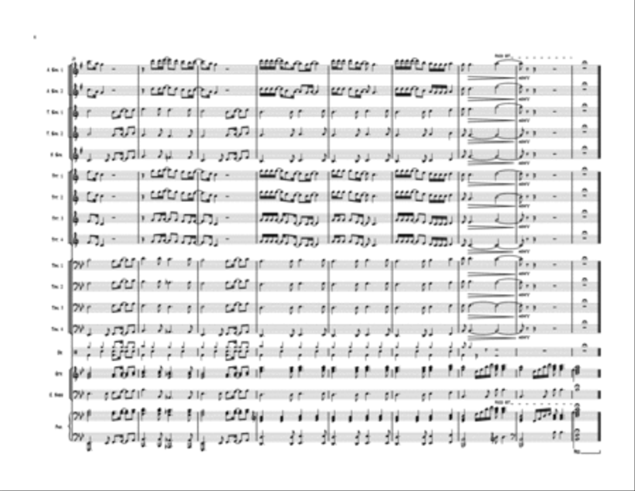 Where Everybody Knows Your Name Jazz Ensemble scores gallery preview page 4