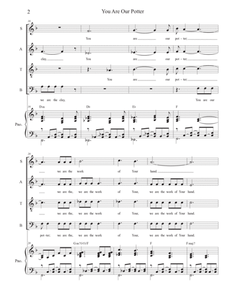 You Are Our Potter (We Are The Clay) (SATB) image number null