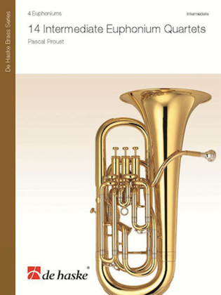 Book cover for 14 Intermediate Euphonium Quartets